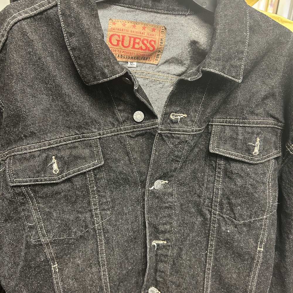 GUESS Black Denim Jacket
